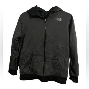 Reversible The North Face Boys Youth Jacket With Hood, windbreaker & Sweater